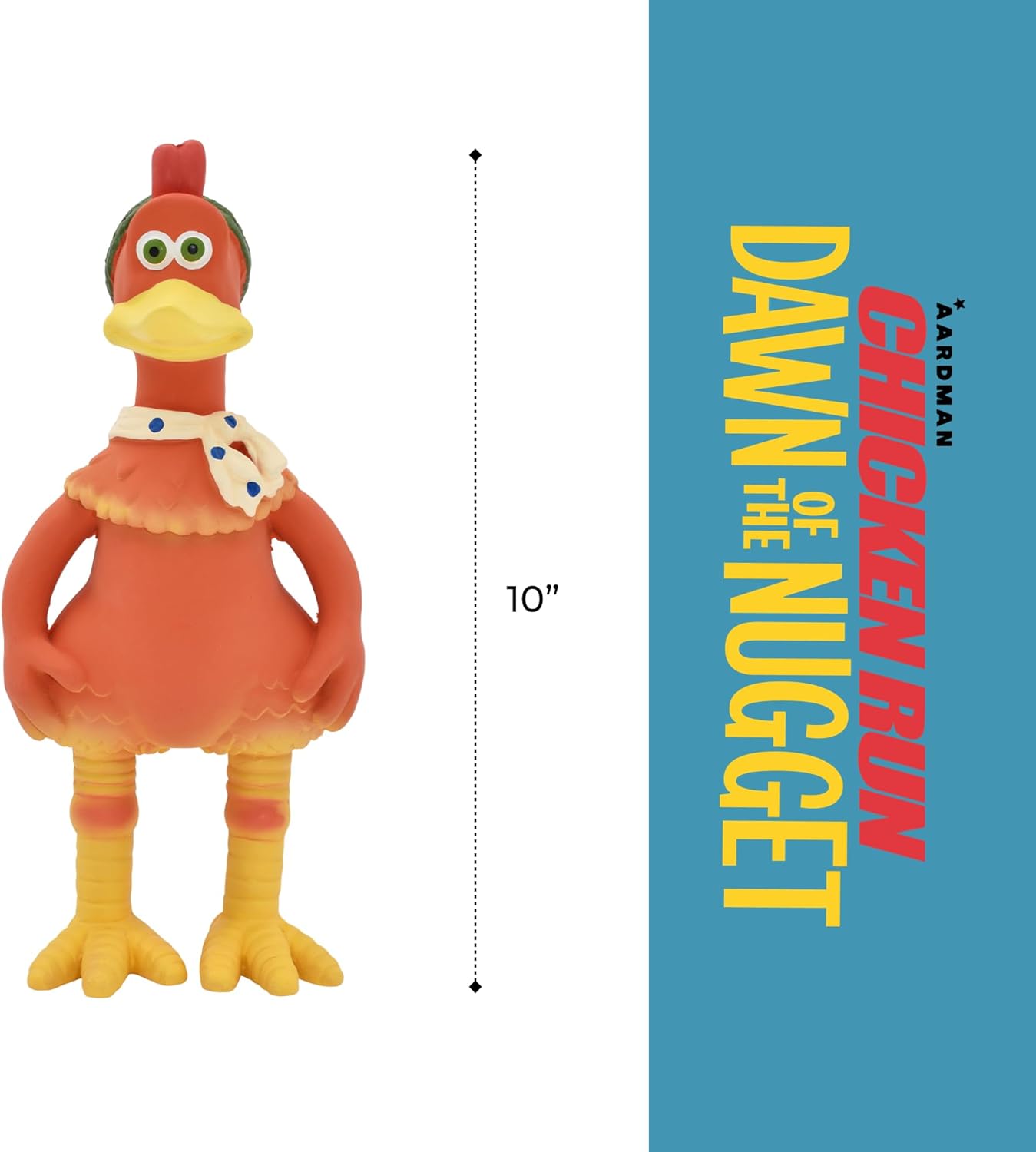Chicken Run Latex Squeaky Chicken 10" Dog Toy