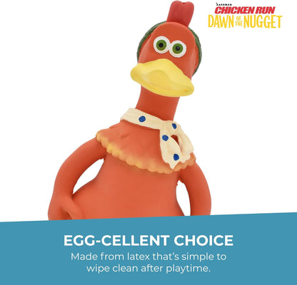 Chicken Run Latex Squeaky Chicken 10" Dog Toy