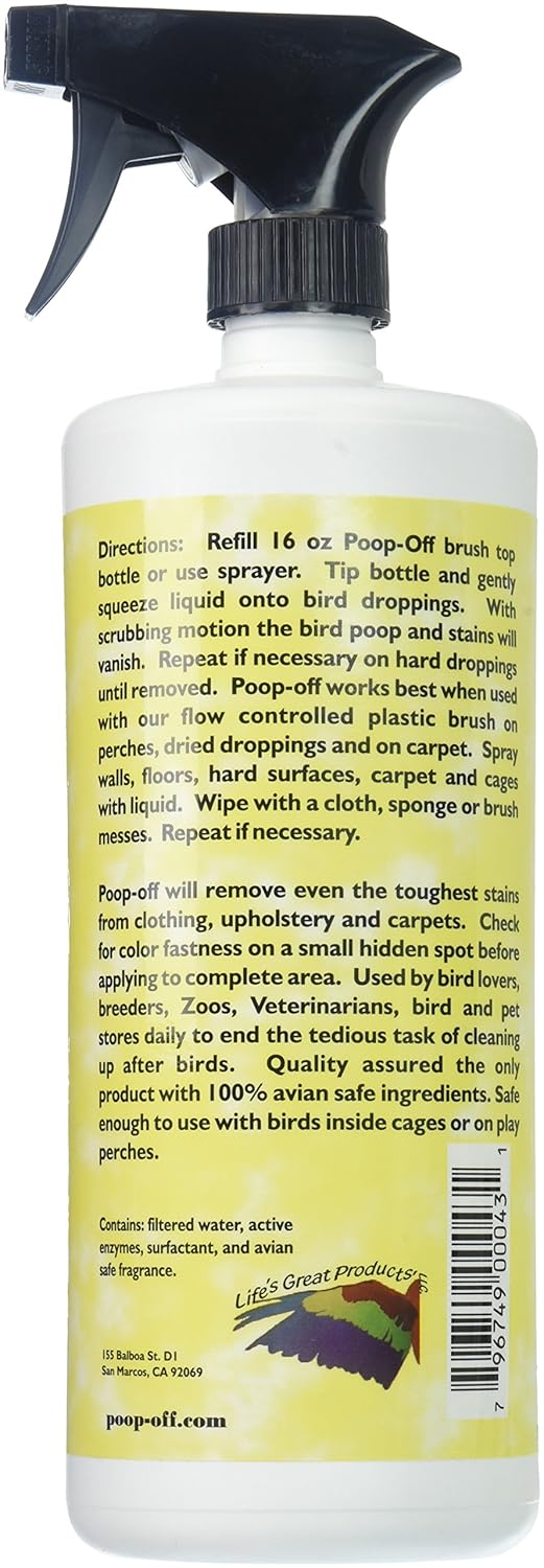 Poop Off Bird Mess Remover 32oz 946ml