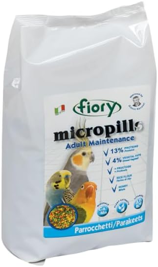 Fiory Micropills Adult Small Parakeet Maintenance Pellet Complete Food 2.5kg