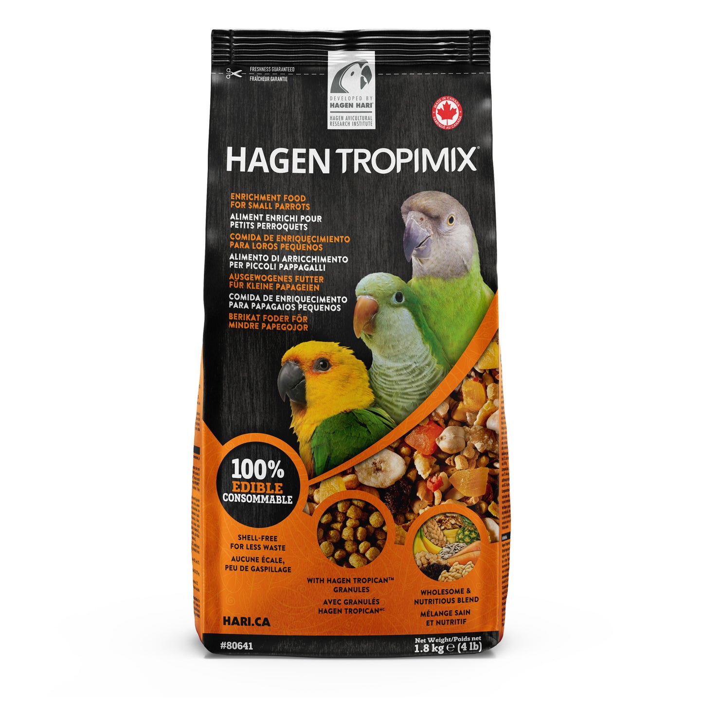 Hari Tropimix Small Parrot Food With Granules 1.8kg
