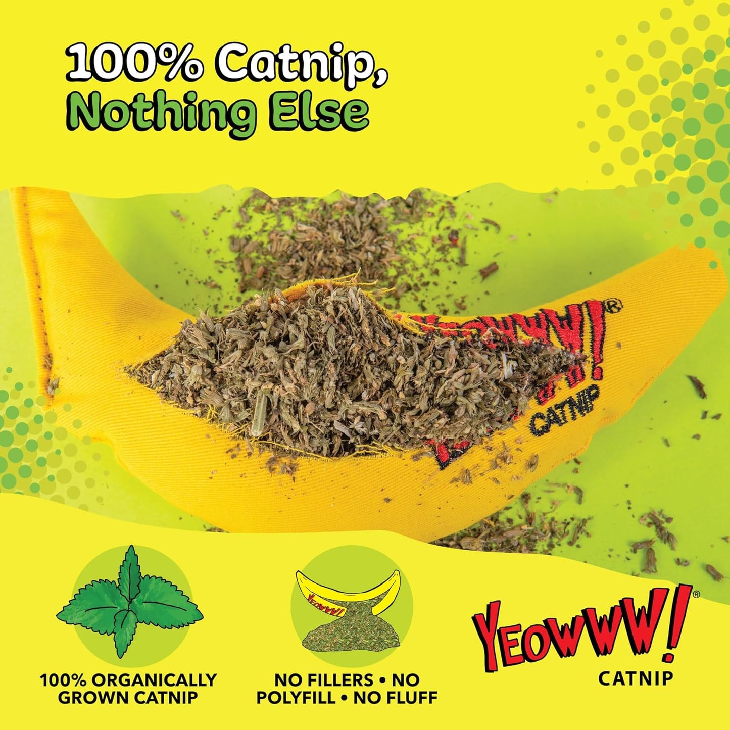 Yeowww! Banana Catnip Cat Toy