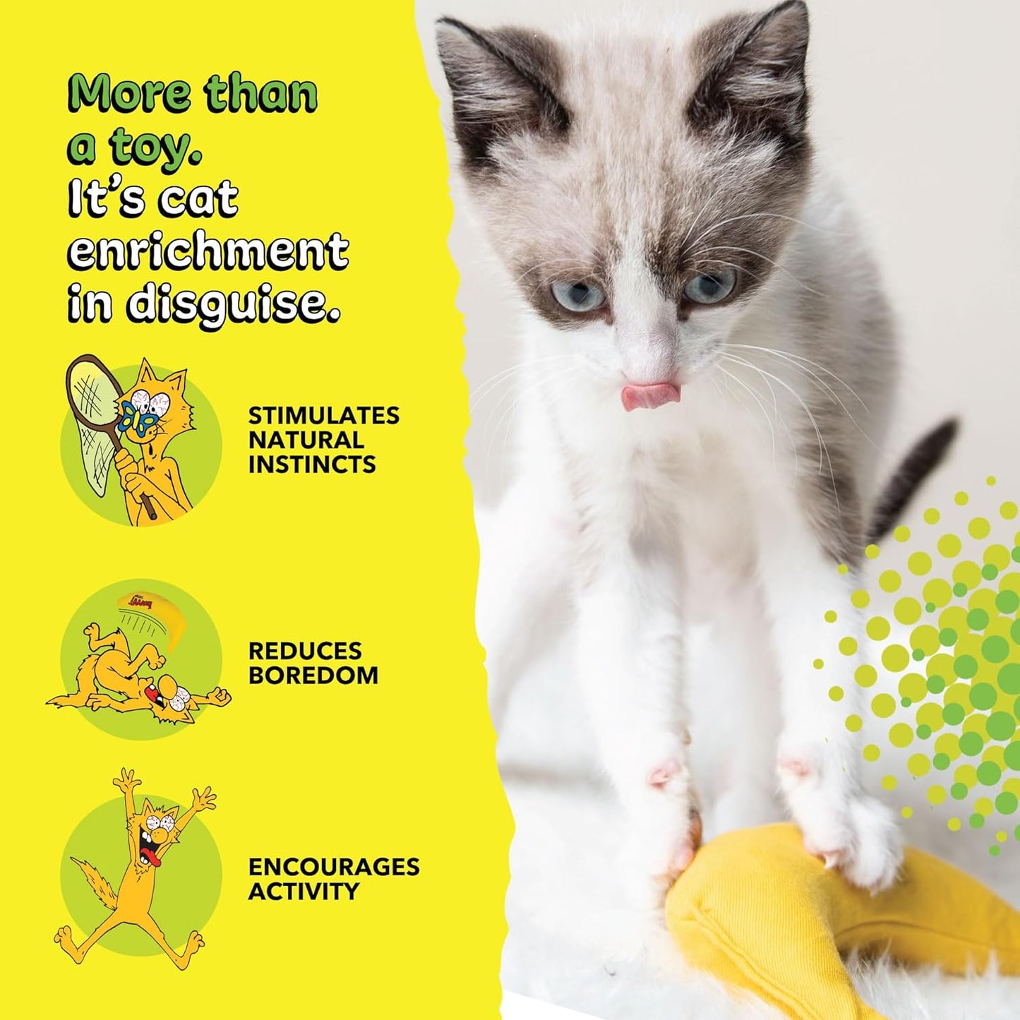Yeowww! Banana Catnip Cat Toy