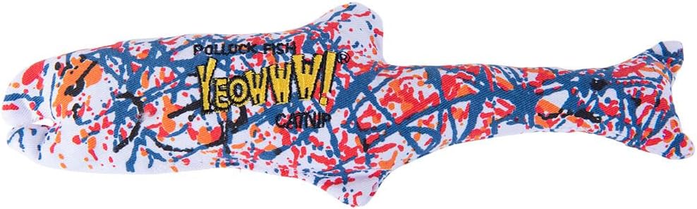 Yeowww! Catnip Pollock Fish Cat Toy