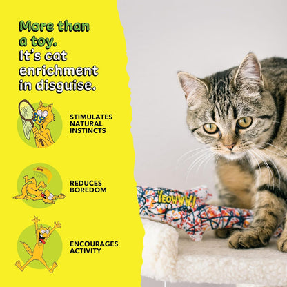 Yeowww! Catnip Pollock Fish Cat Toy