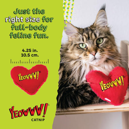 Yeowww! Catnip Heart Attack Cat Toy