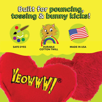 Yeowww! Catnip Heart Attack Cat Toy