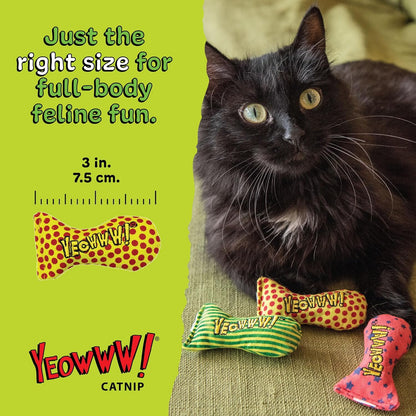 Yeowww! Catnip Stinkies Dots Cat Toy