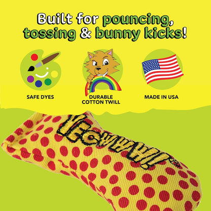 Yeowww! Catnip Stinkies Dots Cat Toy