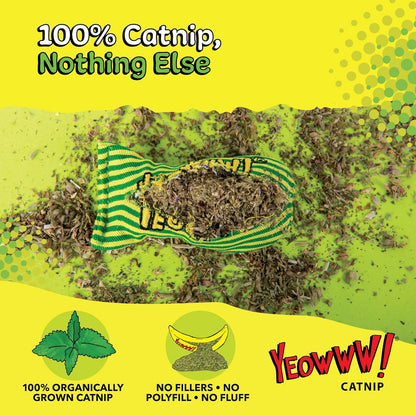 Yeowww! Catnip Stinkies Stripes Cat Toy