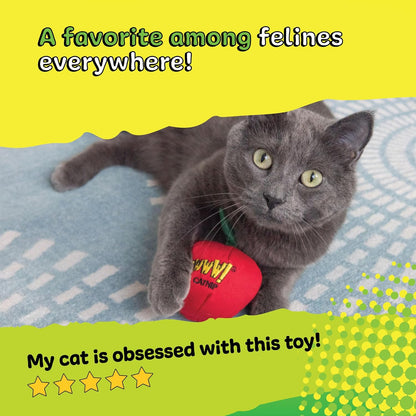 Yeowww! Catnip Apple Cat Toy