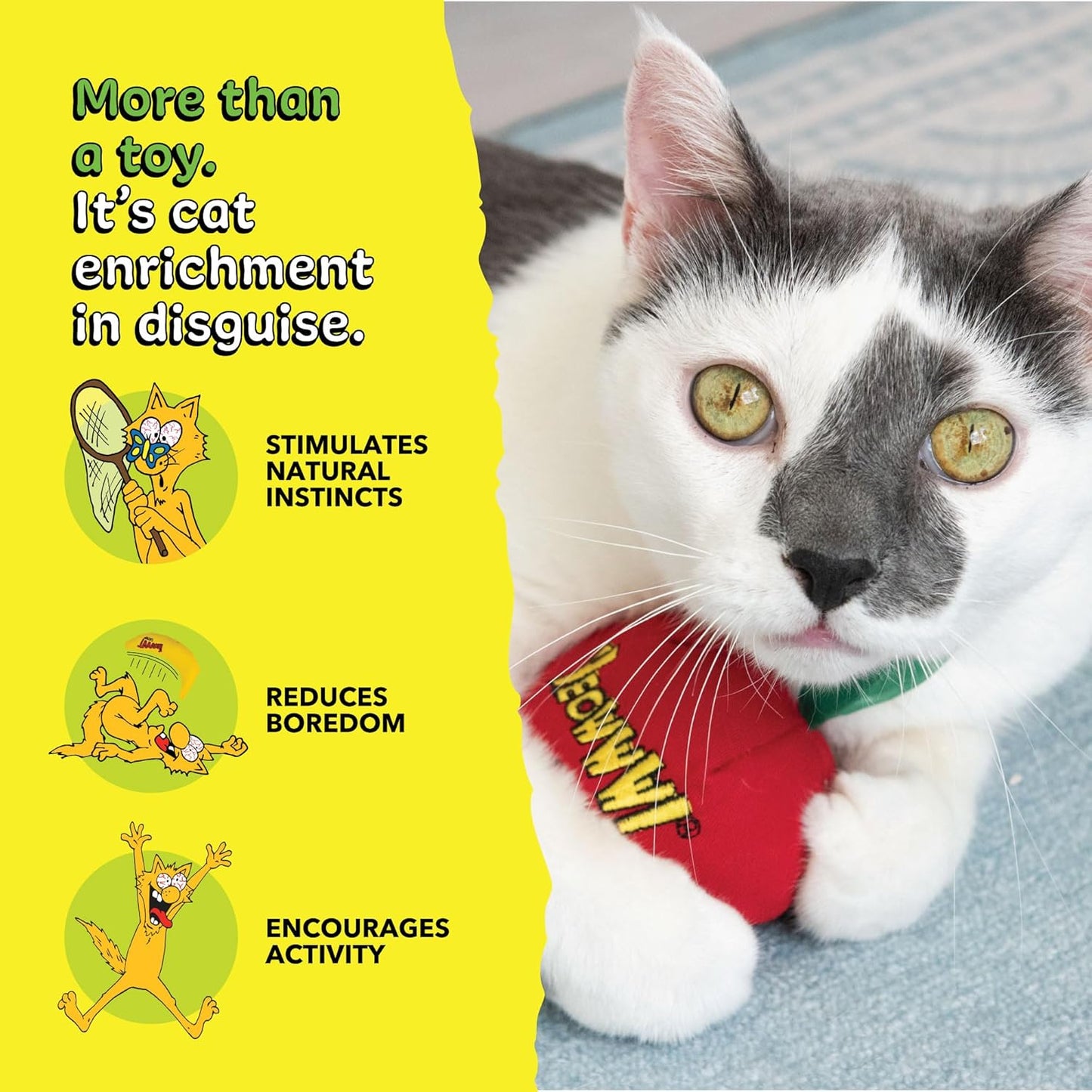 Yeowww! Catnip Apple Cat Toy