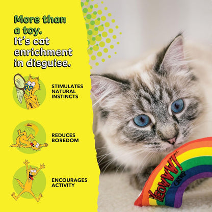 Yeowww! Catnip Rainbow Cat Toy