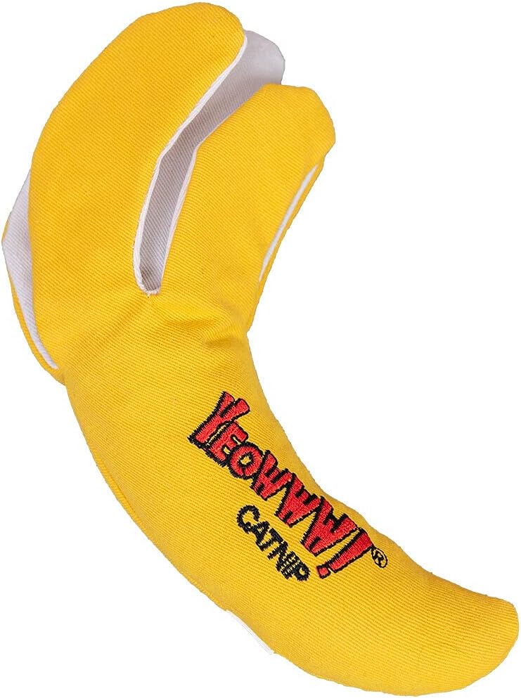 Yeowww! Catnip Peeled Banana Cat Toy