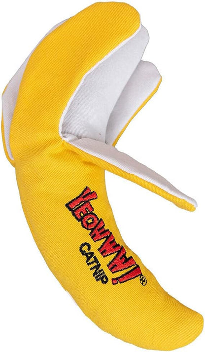 Yeowww! Catnip Peeled Banana Cat Toy