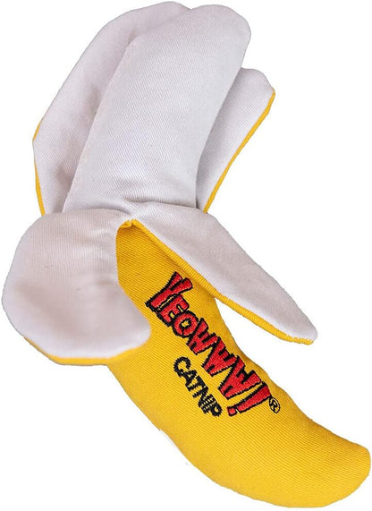 Yeowww! Catnip Peeled Banana Cat Toy