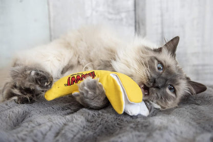 Yeowww! Catnip Peeled Banana Cat Toy