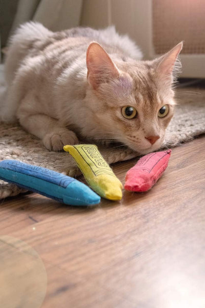 Yeowww! Ola Catnip Crayon Cat Toys 3pcs
