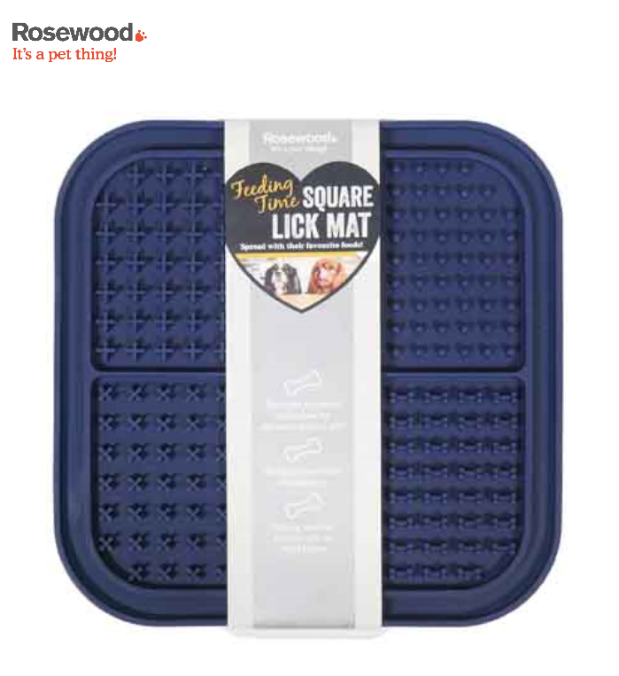 Rosewood Square Dog Puppy Lick Mat 20 x 20cm