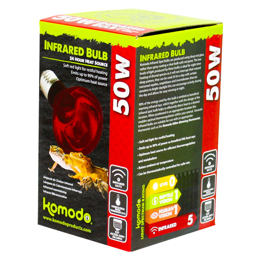 Komodo Infrared Heat Bulb Screw Fitting 50w