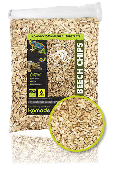 Komodo Beech Chips Fine 6ltr