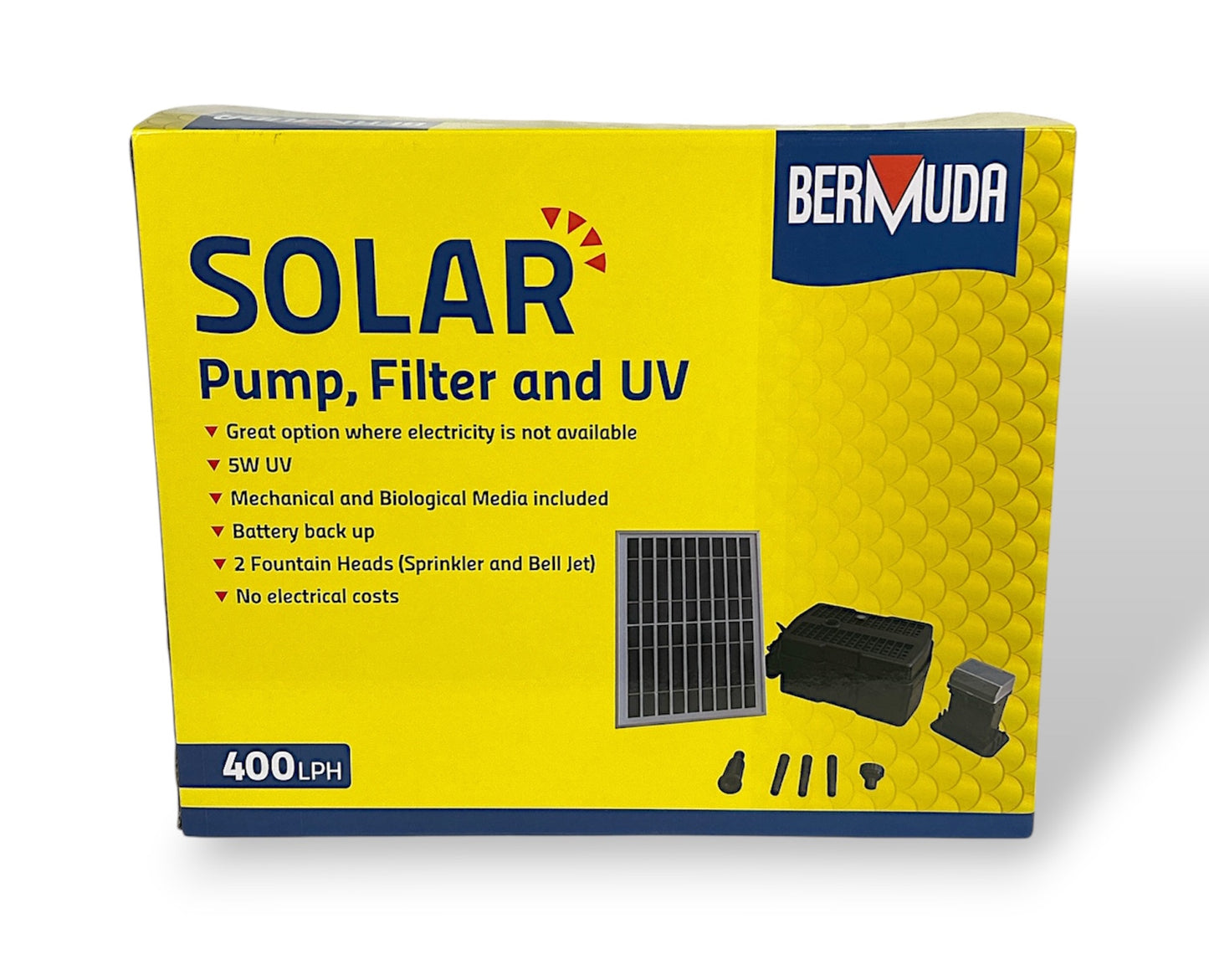 Bermuda Solar Pump Filter & Uv 400Lph