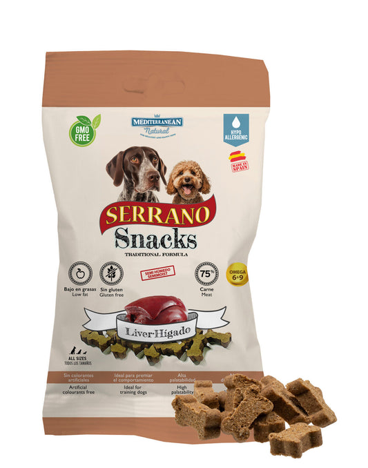 Serrano Snacks Liver Dog Treats 100g