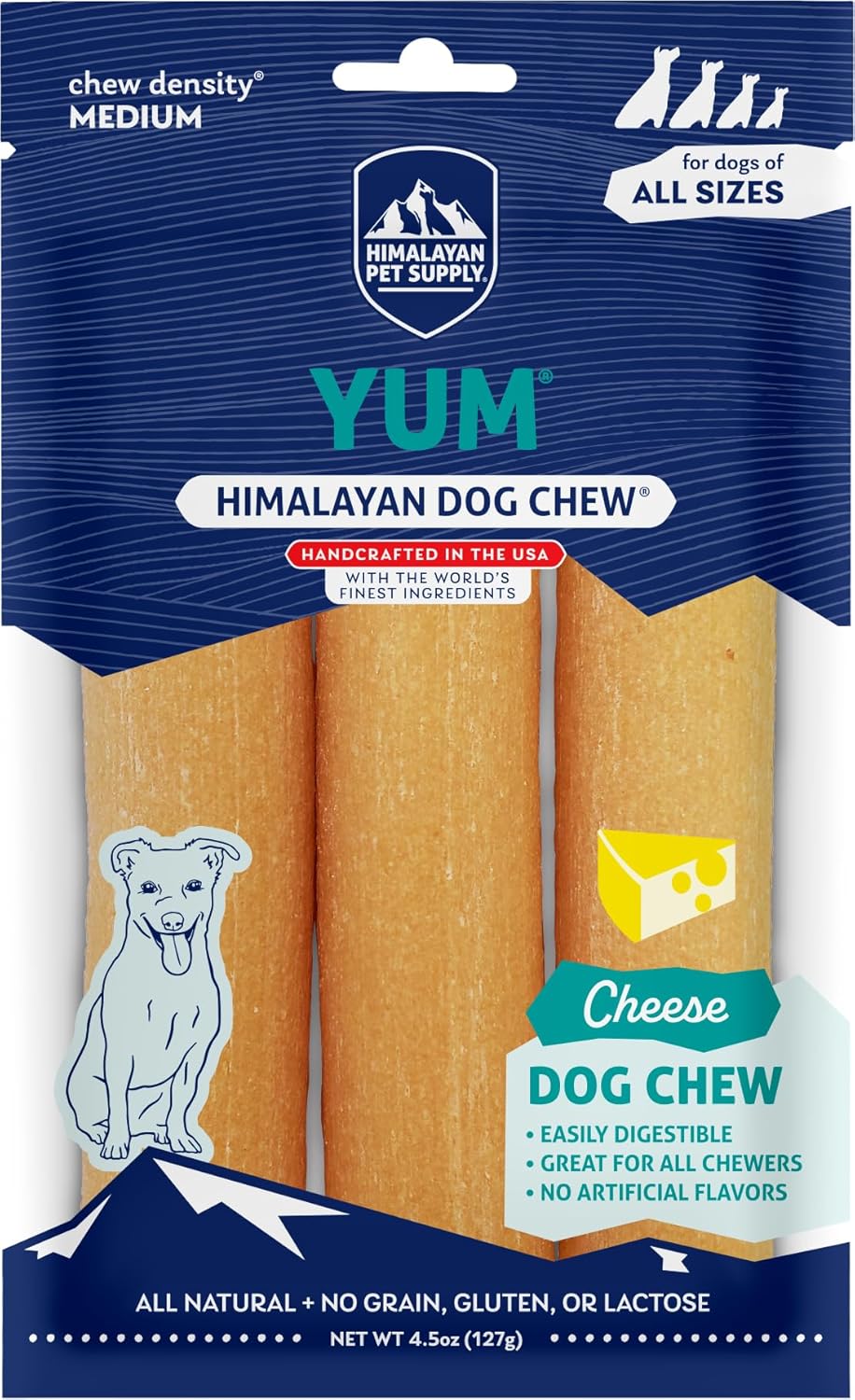 Himalayan Yum Dog Chew Cheese 3pk