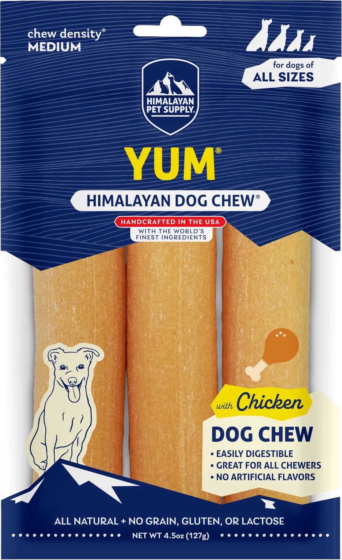 Himalayan Yum Dog Chew Chicken 3pk
