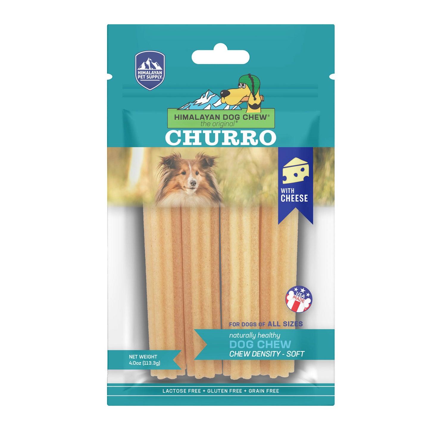 Himalayan Dog Chew Churro Cheese 4pk