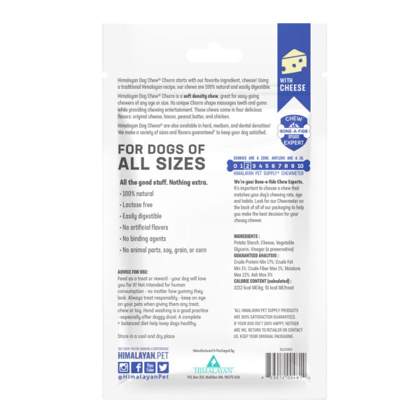 Himalayan Dog Chew Churro Cheese 4pk