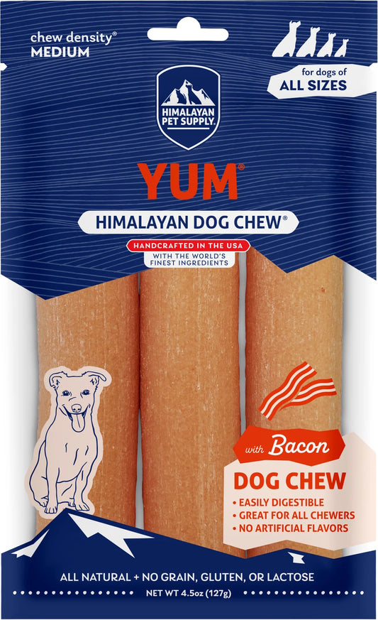 Himalayan Yum Dog Chew Bacon 3pk