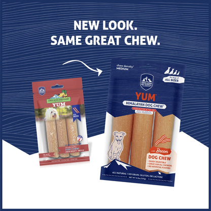 Himalayan Yum Dog Chew Bacon 3pk