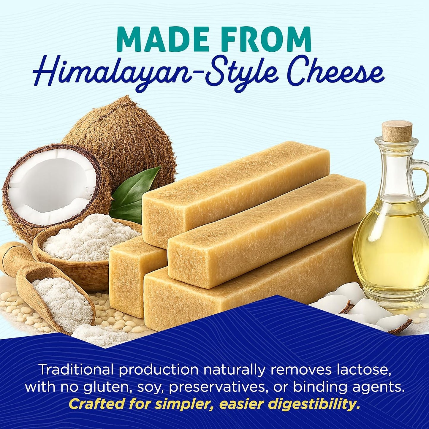Himalayan Happy Teeth Cheese Large 2pk