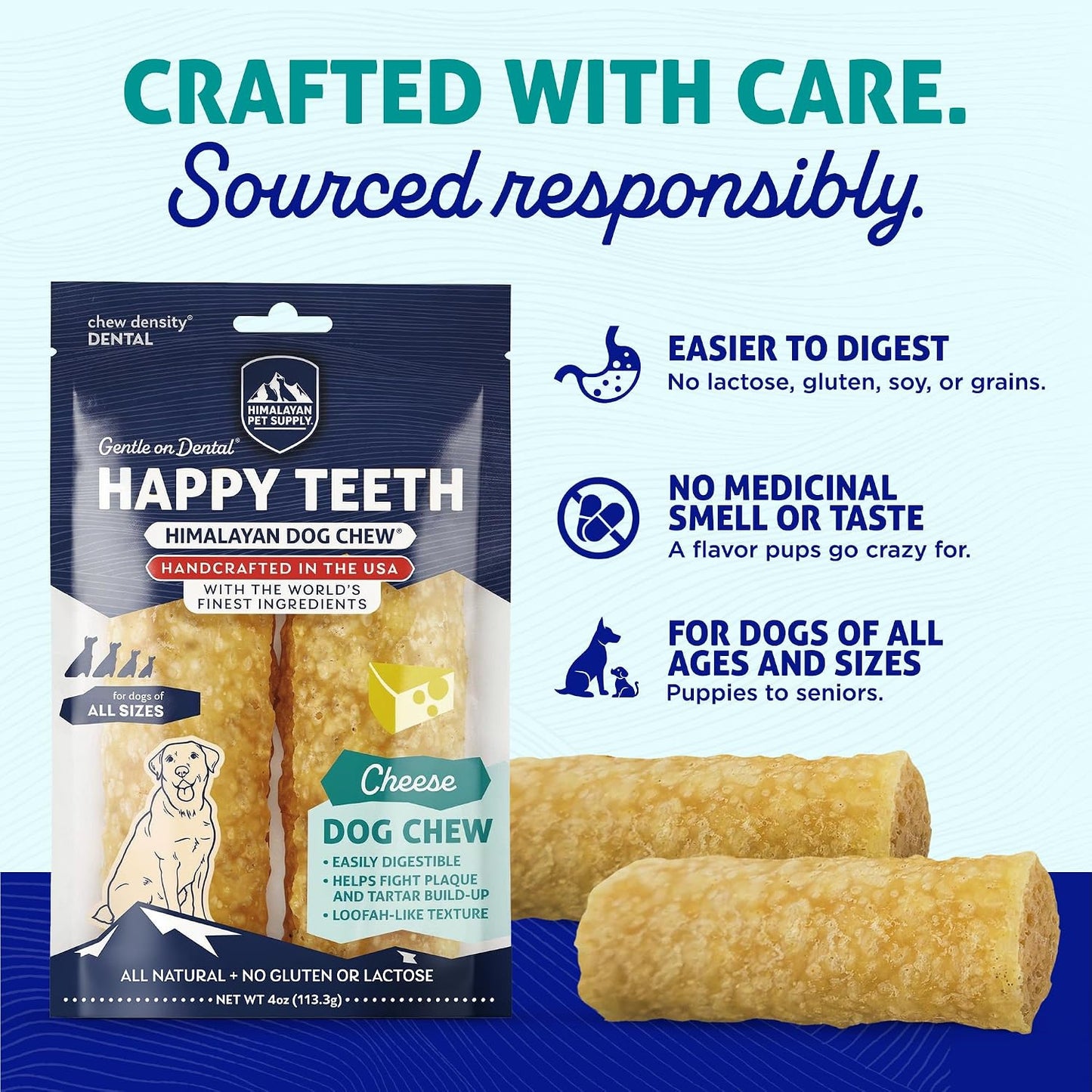 Himalayan Happy Teeth Cheese Large 2pk