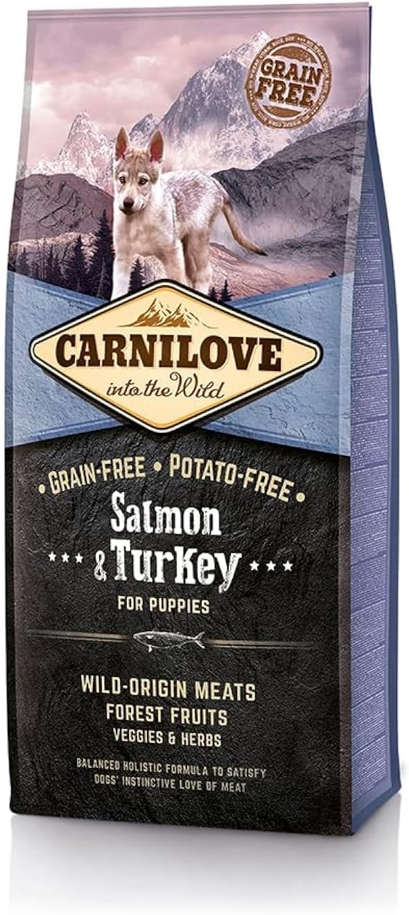 Carnilove Salmon & Turkey Puppy Food 12Kg