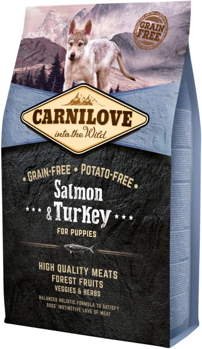 Carnilove Salmon & Turkey Puppy Food 1.5kg