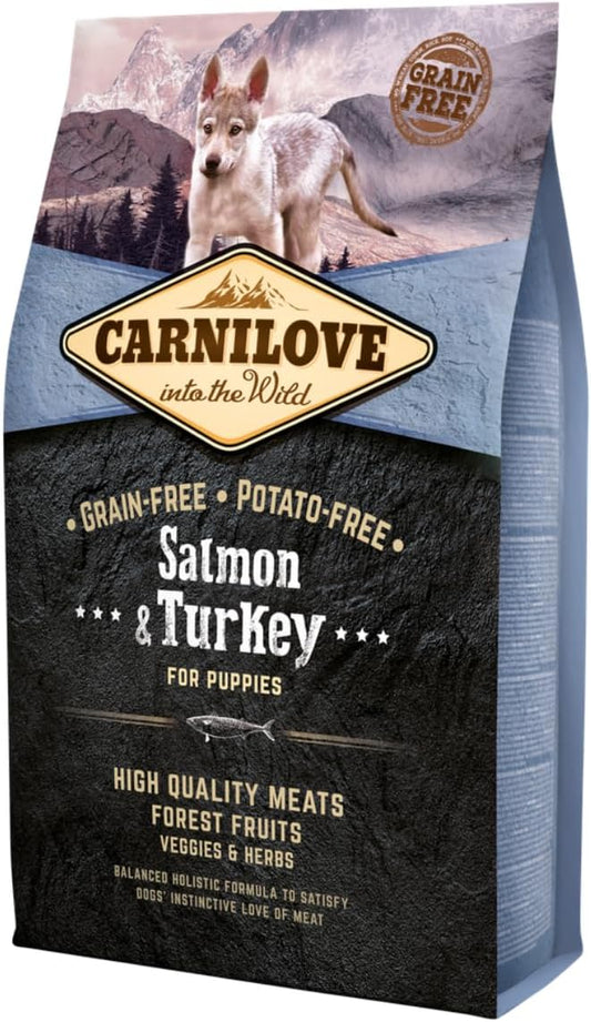 Carnilove Salmon & Turkey Puppy Food 1.5kg
