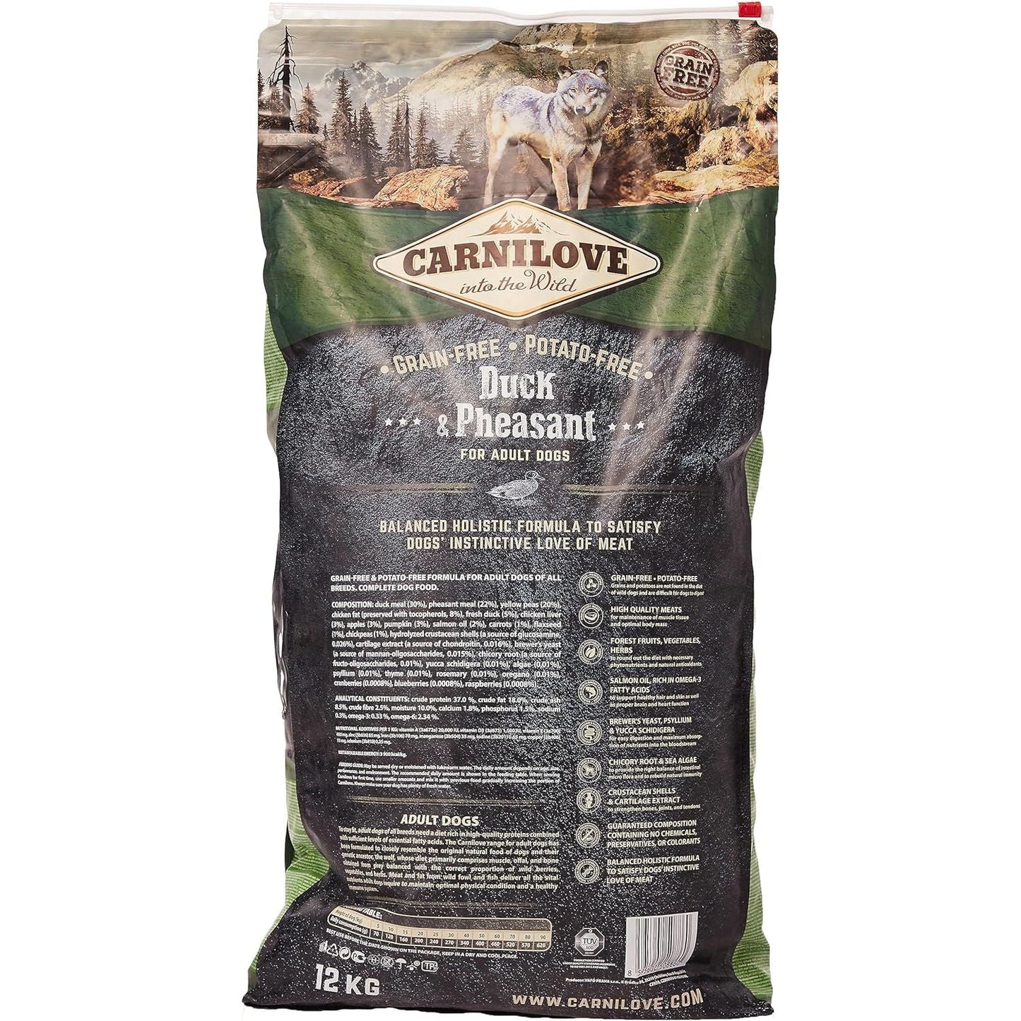 Carnilove Duck & Pheasant Adult Dog Food 12kg