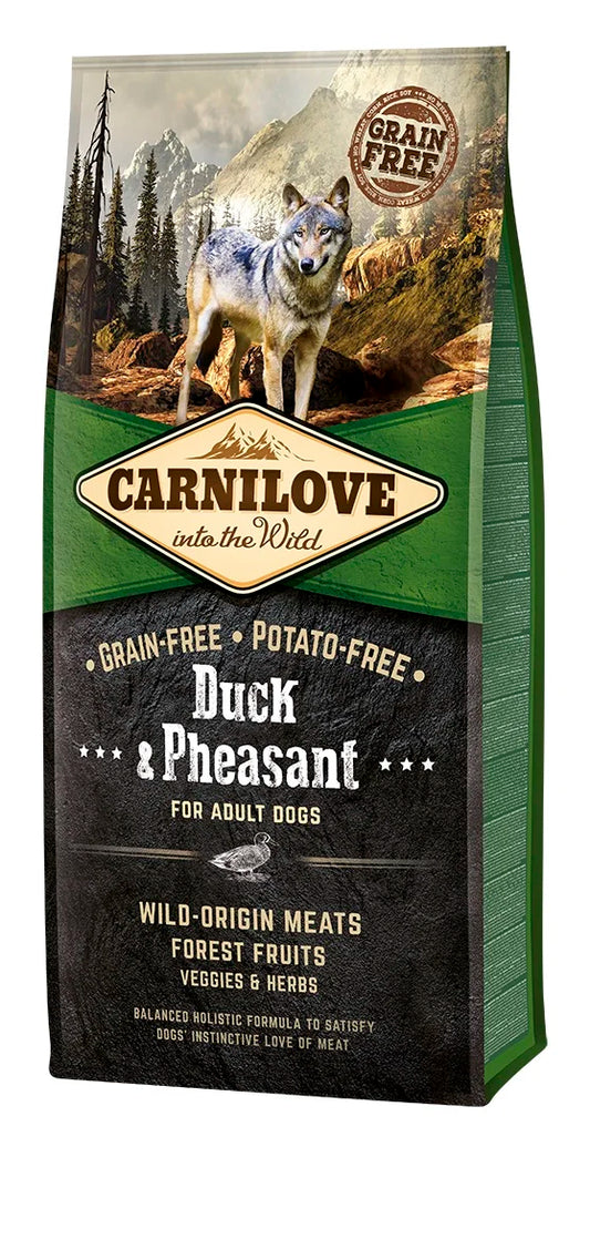 Carnilove Duck & Pheasant Adult Dog Food 12kg