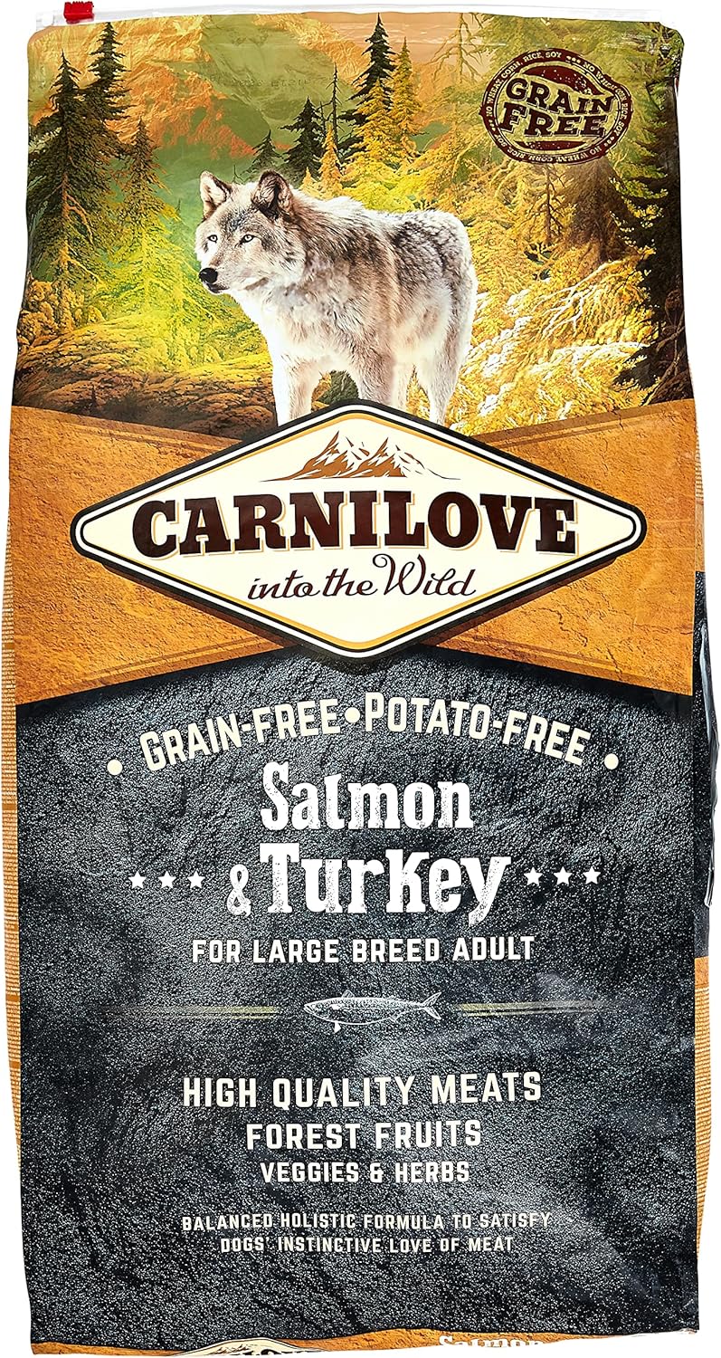 Carnilove Salmon & Turkey Large Breed Adult Dog Food 12Kg