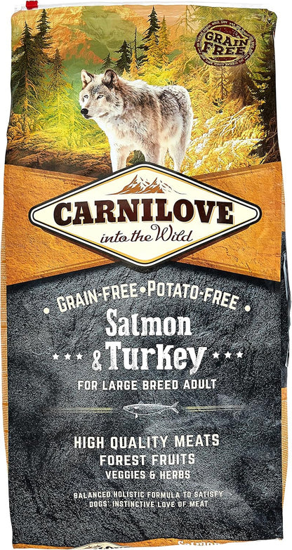 Carnilove Salmon & Turkey Large Breed Adult Dog Food 12Kg