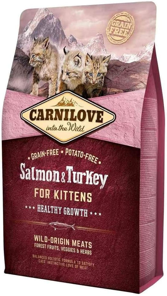 Carnilove Salmon & Turkey Kitten Food 2kg