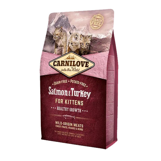 Carnilove Salmon & Turkey Kitten Food 400g