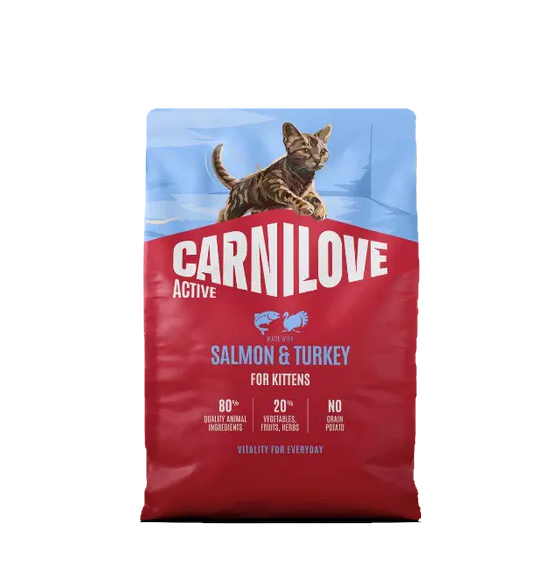Carnilove Salmon & Turkey Kitten Food 400g