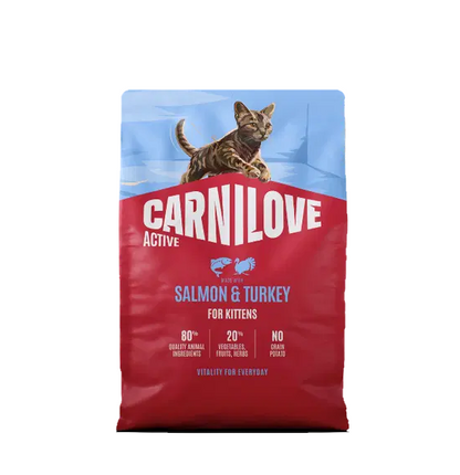 Carnilove Salmon & Turkey Kitten Food 400g