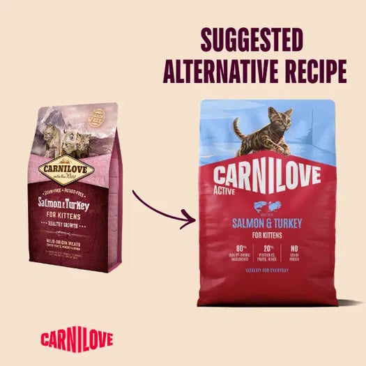 Carnilove Salmon & Turkey Kitten Food 400g