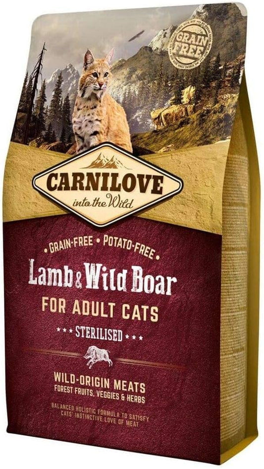 Carnilove Lamb & Wild Boar Adult Cat Food 400g