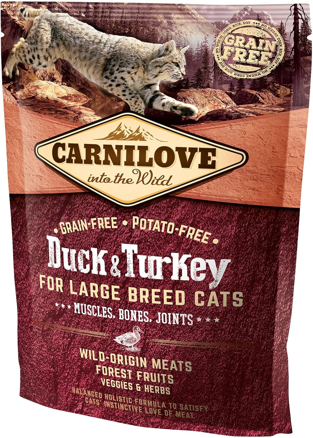 Carnilove Duck & Turkey Large Breed Cats 400g
