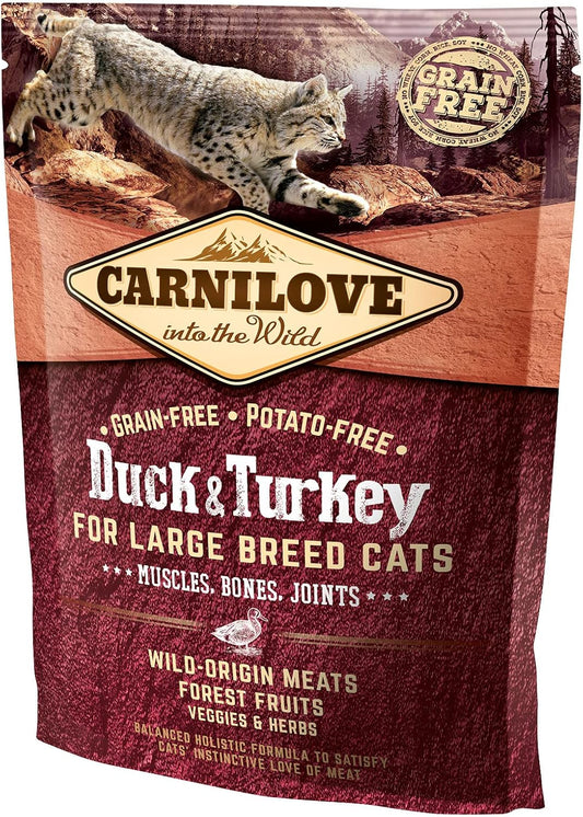 Carnilove Duck & Turkey Large Breed Cats 400g